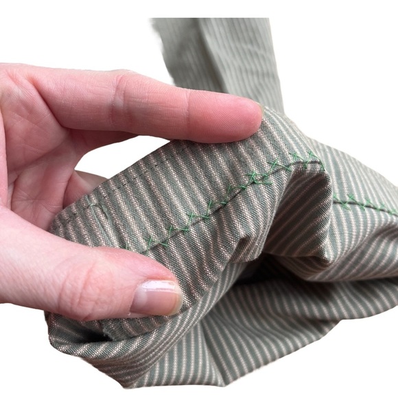 Northern Reflections pinstripe trouser pants hemmed office Y2K vintage women’s 8 - Picture 4 of 10